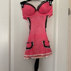Victoria secret 34c maid apron lingerie